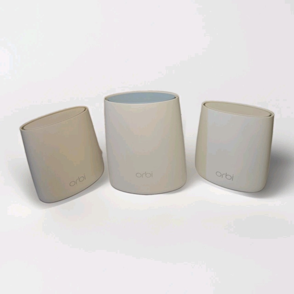 NETGEAR Orbi RBR40 Mesh Router 2 RBS20 Satellites White Tri-Band Units Only